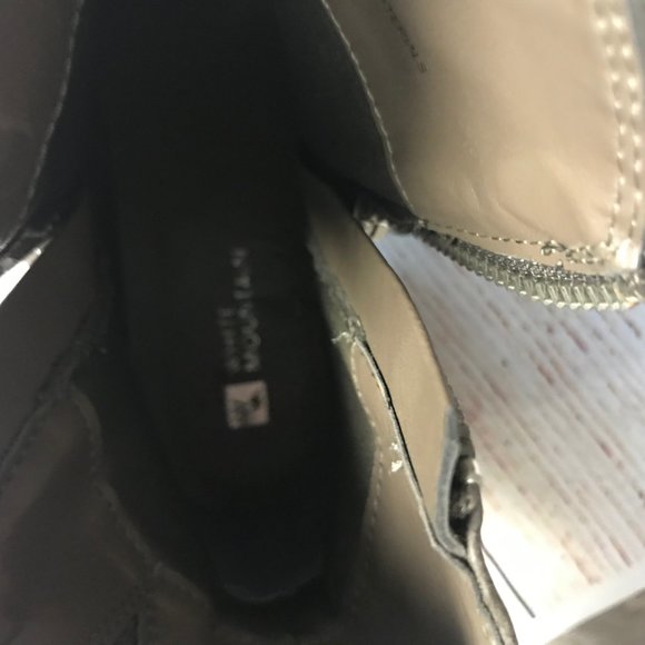 White Mountain Round Toe Zip Up Ankle Booties 8.5M - Picture 4 of 6